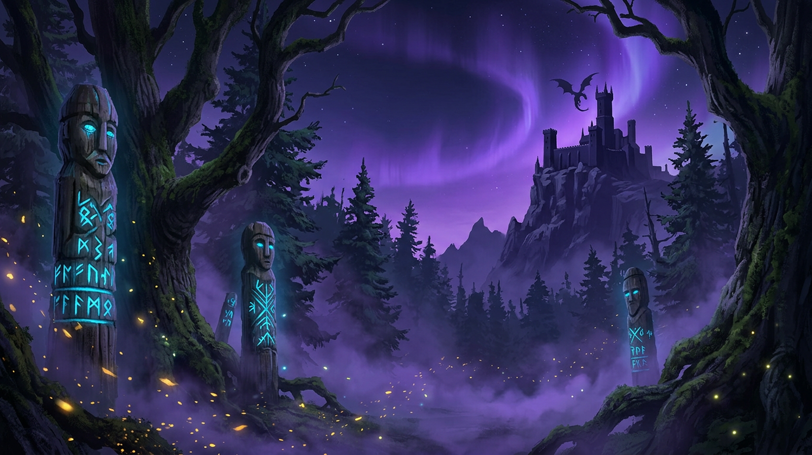 Dark fantasy RPG background
