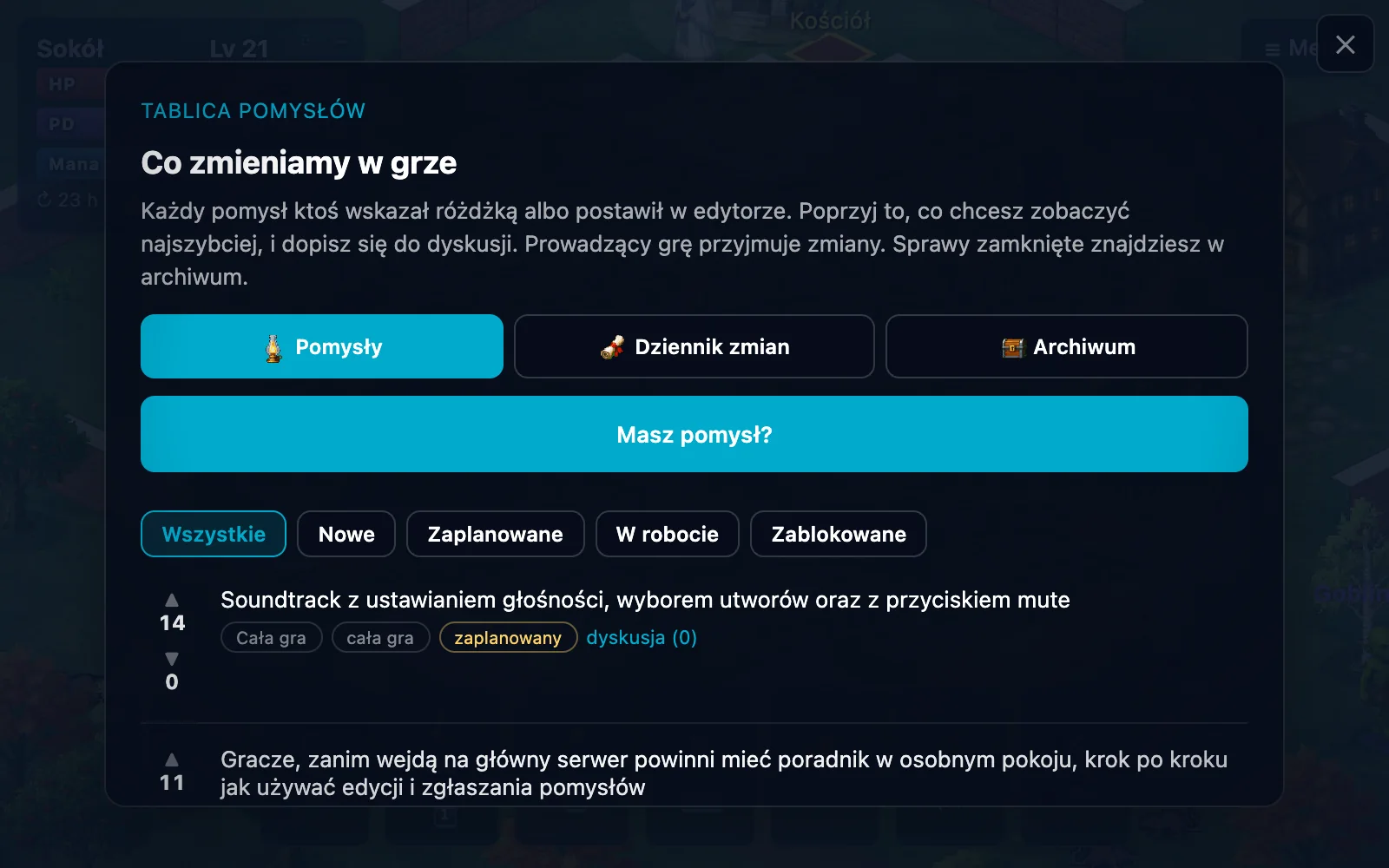 Tablica pomysłów